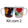 Kit: 2 Canecas Decoradas