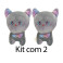 Gatos - kit com 4