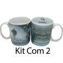 Kit: 4 Canecas Comemorativas