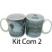 Kit: 4 Canecas Comemorativas