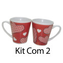 Kit: 2 Canecas Decoradas