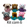 Animais sortidos - kit com 5